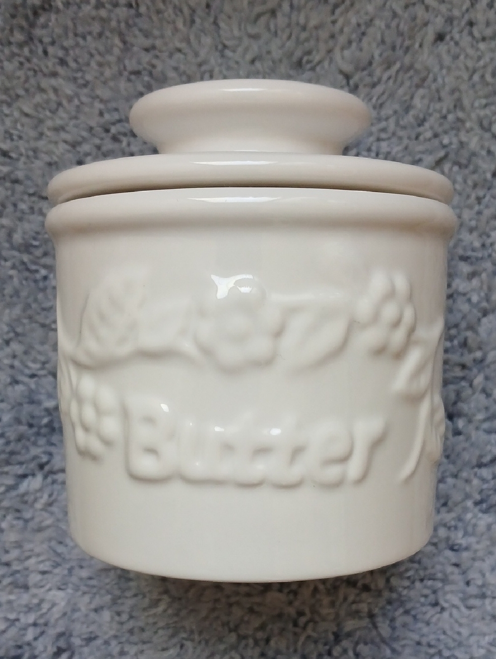The Original Butterbell Crock by L. Tremain, Inc. White, 2000